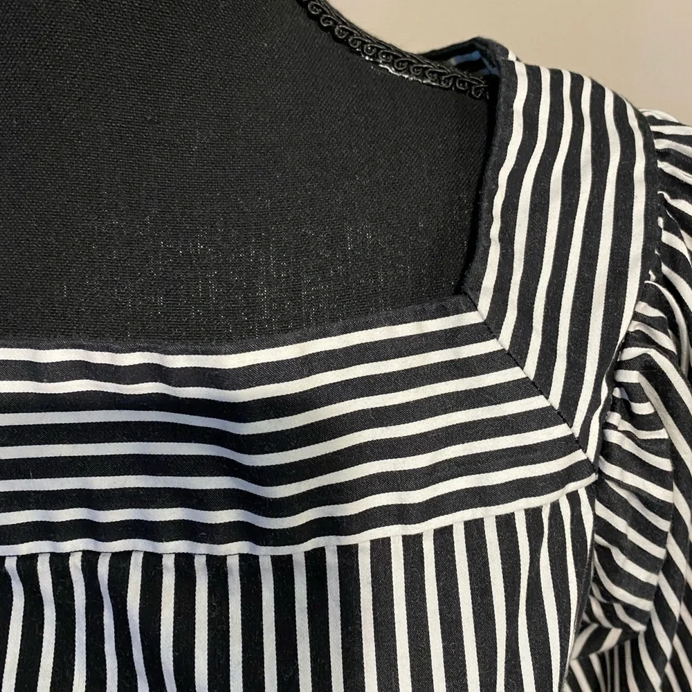 Loft striped boatneck top - Picture 2 of 5